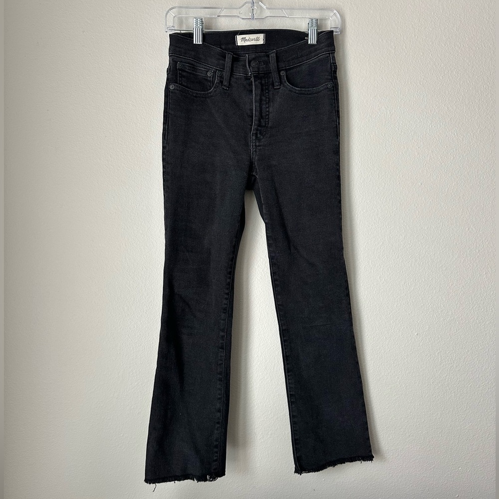 Madewell Black size 24 Cali Demi boot jeans